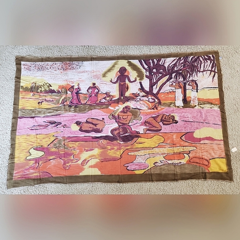 NWT - Peripherals Vintage 100% Cotton Rectangular Scarf